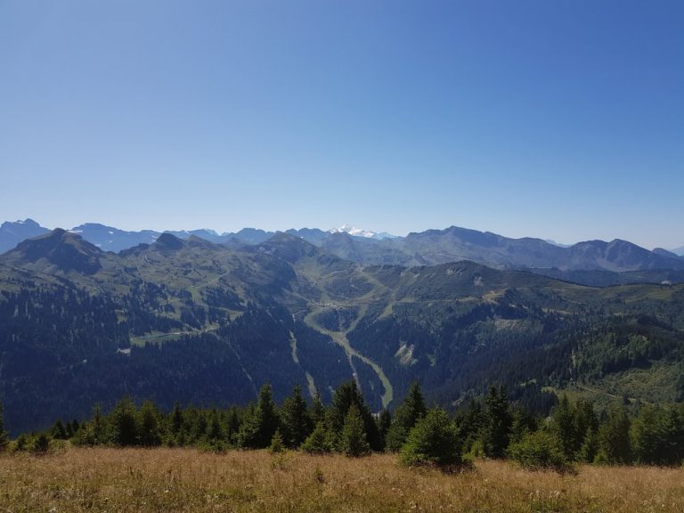 Der Mont Blanc in Sichtweite