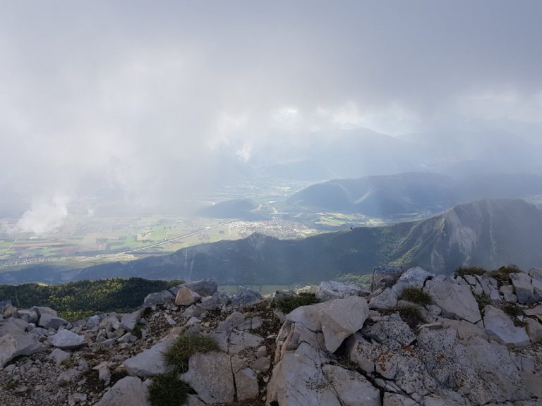 Das Vercors in den Wolken