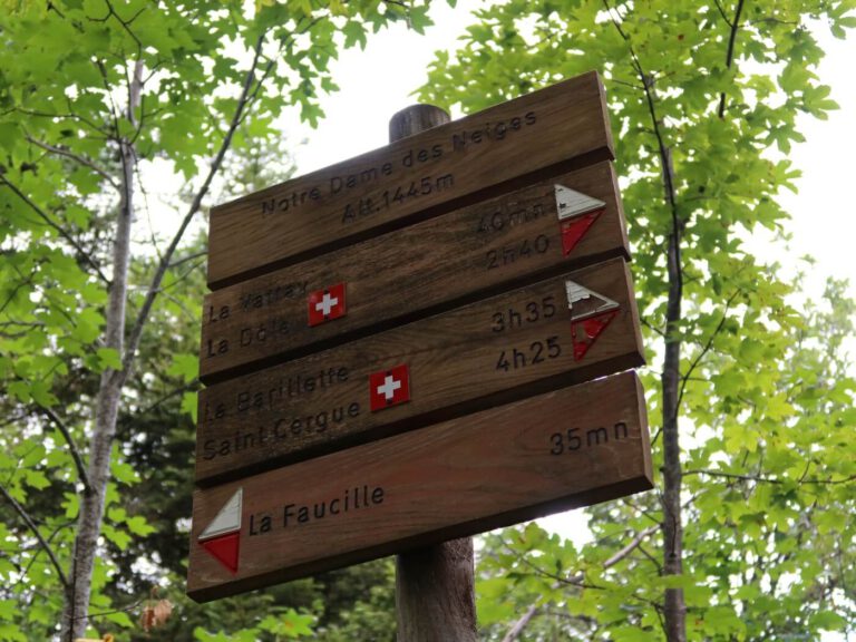 Wanderung Notre Dame de la Neige