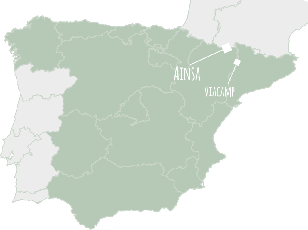 Karte Ainsa Viacamp
