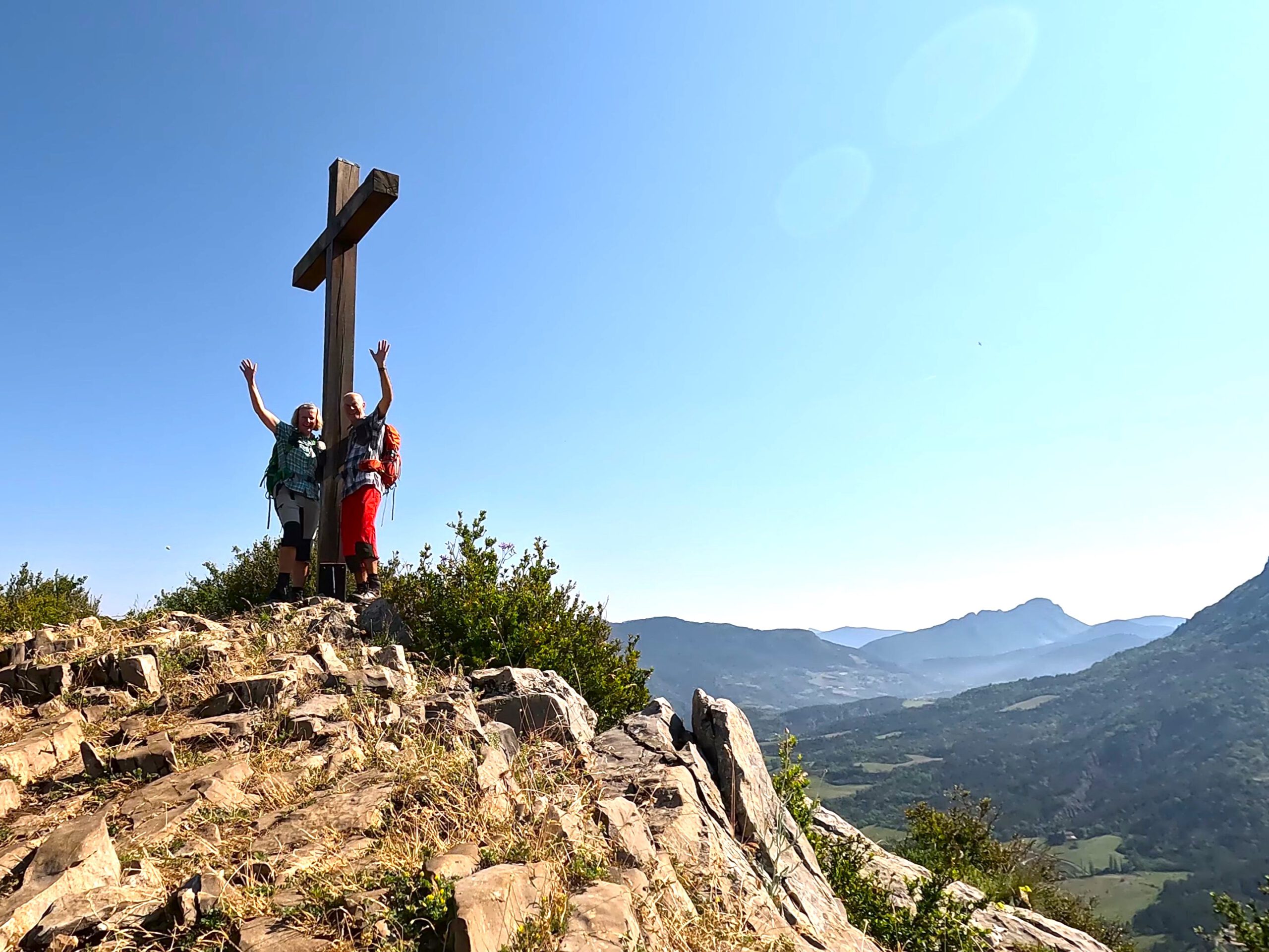 Unter Geiern in der Drôme provencale