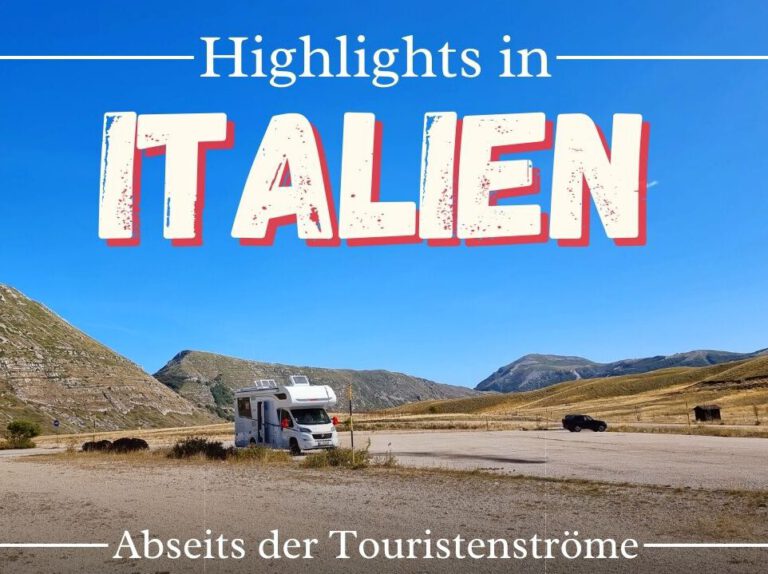 Highlights mit dem Wohnmobil in Italien